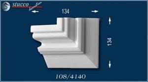 Fassadenstuck Zierleisten Ankara 108 linkes Kombi-Eckelement Fassadenstuck Zierleisten Ankara 108 linkes Kombi-Eckelement