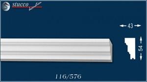 Fensterbankprofil Austin 116 unbeschichtet Fensterbankprofil Austin 116 unbeschichtet