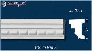 Fensterbankprofil Kairo 106-K unbeschichtet Fensterbankprofil Kairo 106-K unbeschichtet