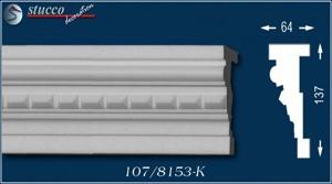 Fassadenelement Stuckleisten Damascus 107-K unbeschichtet Fassadenelement Stuckleisten Damascus 107-K unbeschichtet