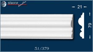 Zierleisten Styropor Jakarta 51 unbeschichtet Zierleisten Styropor Jakarta 51 unbeschichtet