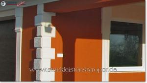 Bossensteine in Lederrollen-Optik zum Schutz der Hausfassade Bossensteine in Lederrollen-Optik zum Schutz der Hausfassade