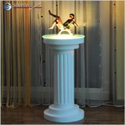 Dekosäule Hartschaum ODM 340/667 mit eingeschalteter LED Beleuchtung