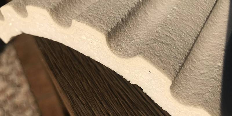 Beschichtete Säulenschäfte aus Styropor für Halbsäulen und Säulen