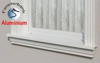 Komplette Außenfensterbänke mit Aluminum-Abdeckung Komplette Außenfensterbänke mit Aluminum-Abdeckung