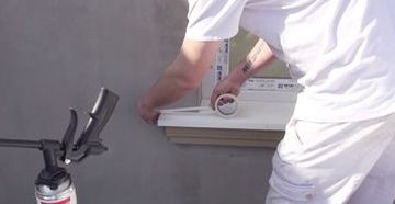 Fensterbank Ränder abkleben Fensterbank Ränder abkleben