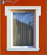 Fensterumrandung Fassadenprofil Oxford 102 doppelte Eckelemente