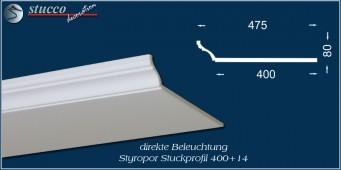 Stuckleiste für direkte LED Beleuchtung Trier 400+14 Stuckleiste für direkte LED Beleuchtung Trier 400+14