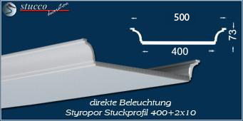 U-förmige Stuckleiste Bayern 400+2x10 U-förmige Stuckleiste Bayern 400+2x10