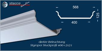 U-förmige Stuckleiste Düren 400+2x21 U-förmige Stuckleiste Düren 400+2x21