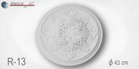 Runde Rosette Styropor R-13 Runde Rosette Styropor R-13