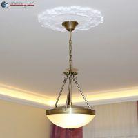 Rosette aus Styropor zur Raumgestaltung Rosette aus Styropor zur Raumgestaltung