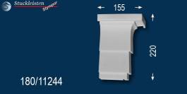 LED Stuck beschichtetes Fassadenprofil Wolfsburg 180 rechtes Schließelement zum Fenster LED Stuck beschichtetes Fassadenprofil Wolfsburg 180 rechtes Schließelement zum Fenster