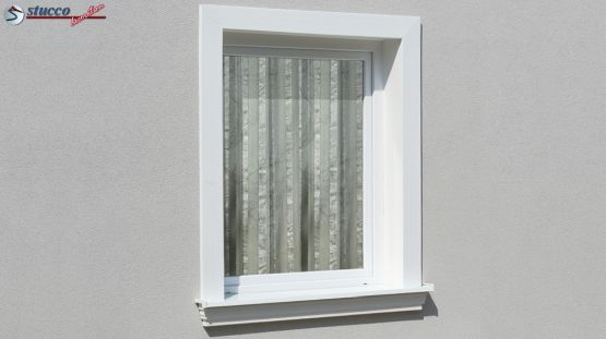 Fassadenprofile als Fensterrahmen