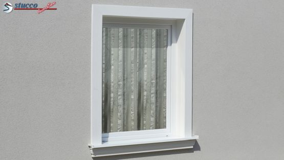 Moderne Fensterumrandung