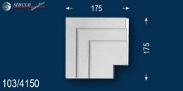Beschichtetes Eckelement zum Fassadenprofil Bangkok 103