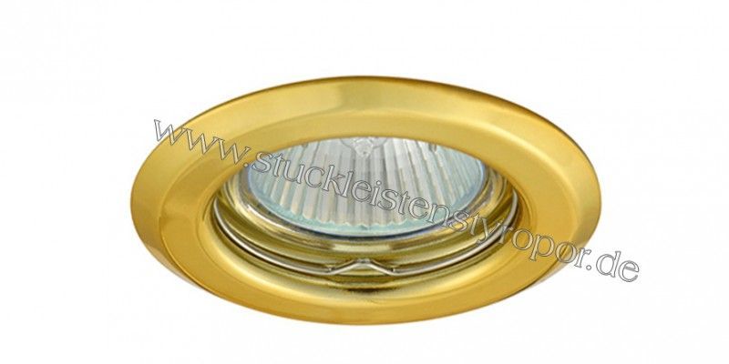 LED Einbaurahmen für LED Spot Deckenleuchte gold