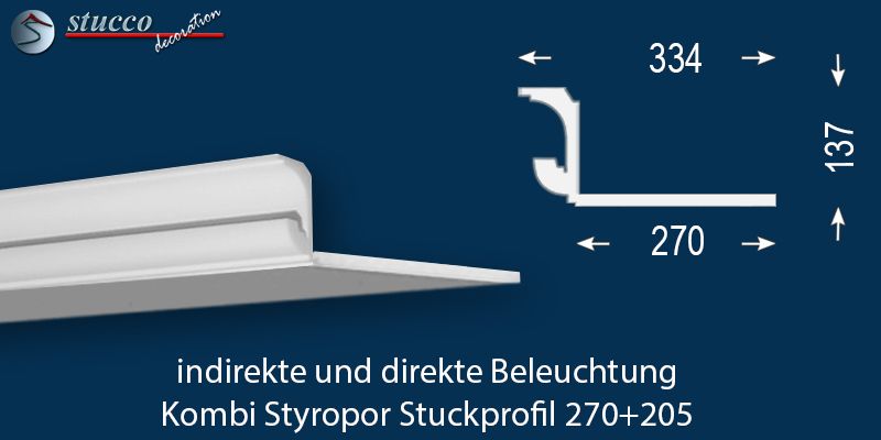 LED Lichtleiste für Kombi Beleuchtung München 270+205
