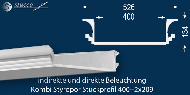 LED Leiste für Kombi Beleuchtung Dortmund 400+2x209