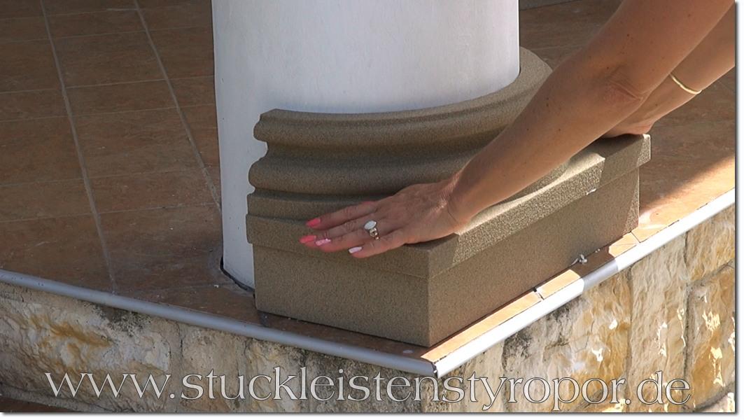 Styropor Säulen zur Säulenverkleidung