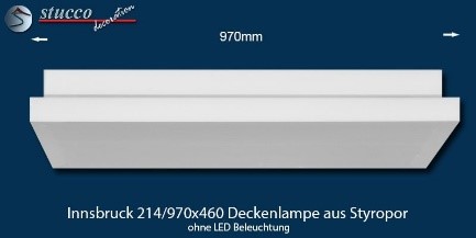 Innsbruck 214-970x460 Deckenlampe ohne LED Beleuchtung
