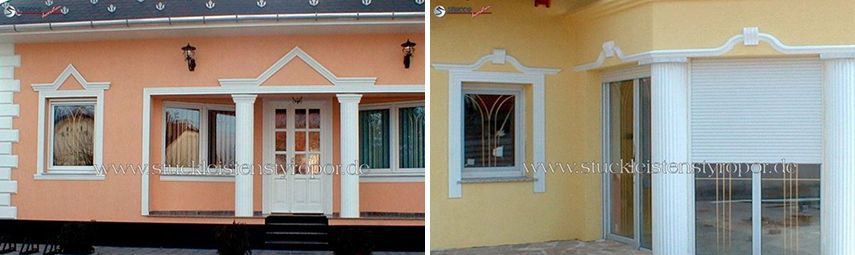 Fassadenprofile zur Tür- und Fensterumrandung