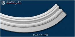 flexible Aussenstuck Stuckleiste Ankara 108 für Aussenbogen