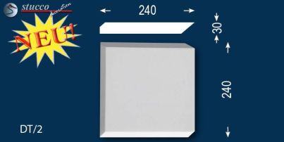 Stoßfeste glatte Bossenecke mit Gehrung - München DT-2 Stoßfeste glatte Bossenecke mit Gehrung - München DT-2