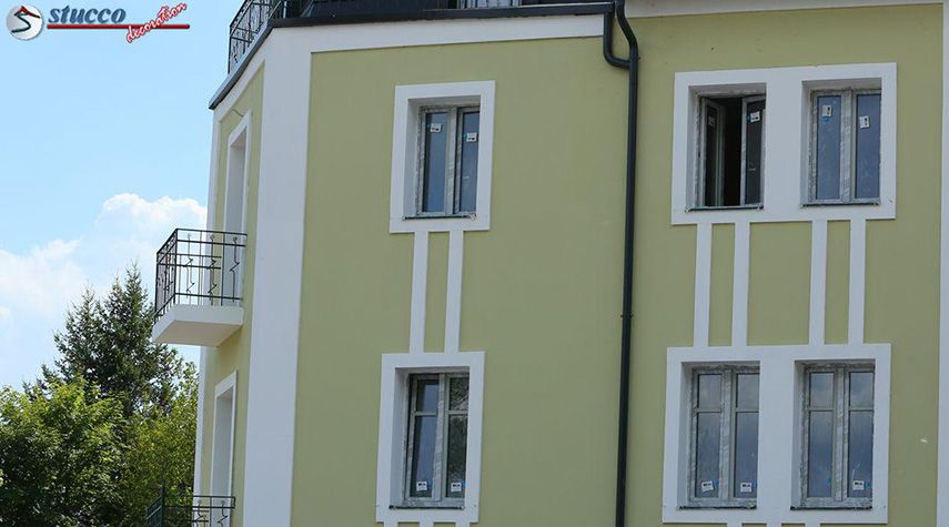 Moderne Hausfassaden mit Außenstuck Profilen verzieren Moderne Hausfassaden mit Außenstuck Profilen verzieren