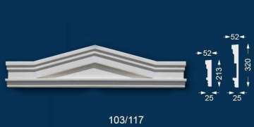 Außenstuck Dreieckbekrönung Außenstuck Dreieckbekrönung