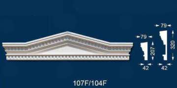 Außenstuck Dreieckbekrönung Außenstuck Dreieckbekrönung