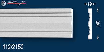 Beschichtetes Fassadenprofil Zierleiste Georgetown 112 Beschichtetes Fassadenprofil Zierleiste Georgetown 112