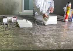 Kombi-Eckelemente mit in Größe und Stuckmuster identischem Profil