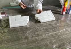 Kombi-Eckelemente zurechtlegen