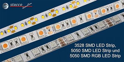 3528 SMD LED Strip, 5050 SMD LED Strip und 5050 SMD RGB LED Strip