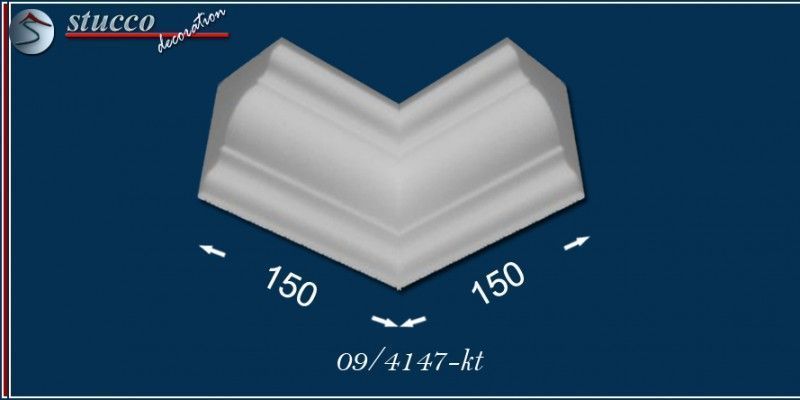 Stuckleisten Frankfurt 09 inneres Eckelement
