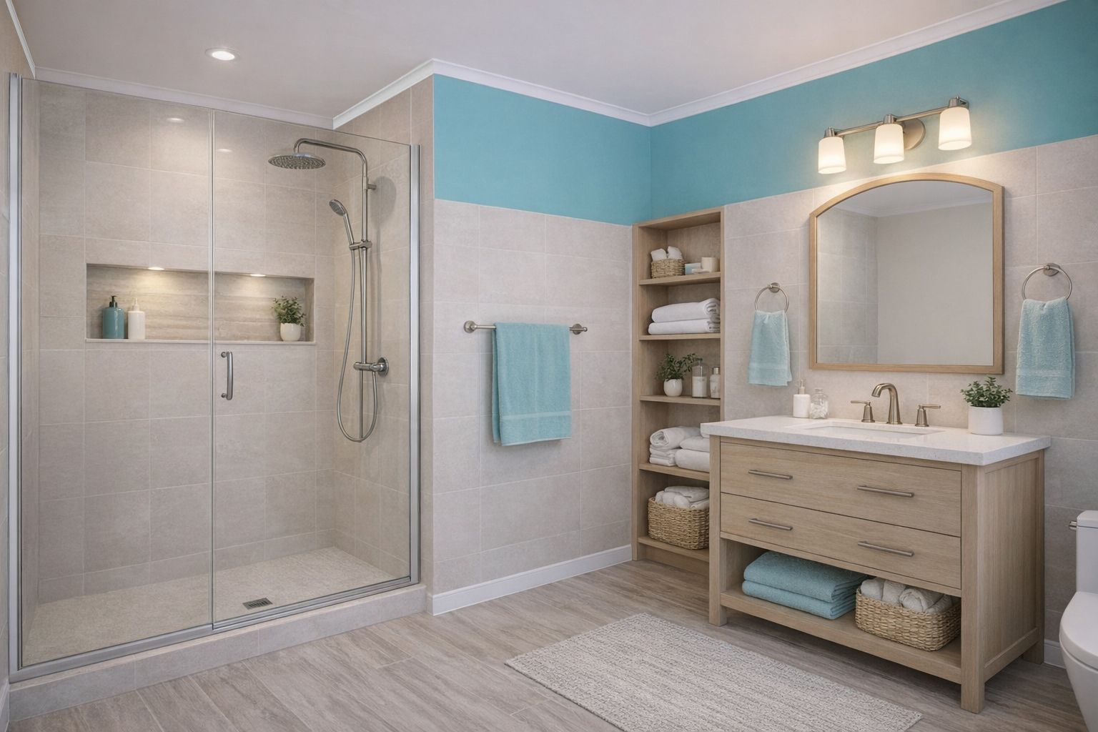 Monaco 01 Stuckleiste im Badezimmer