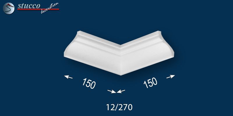 Stuckleisten inneres Eckelement Amsterdam 12