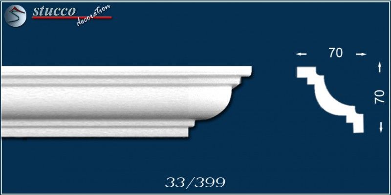 Styropor Stuckleiste Paris 33