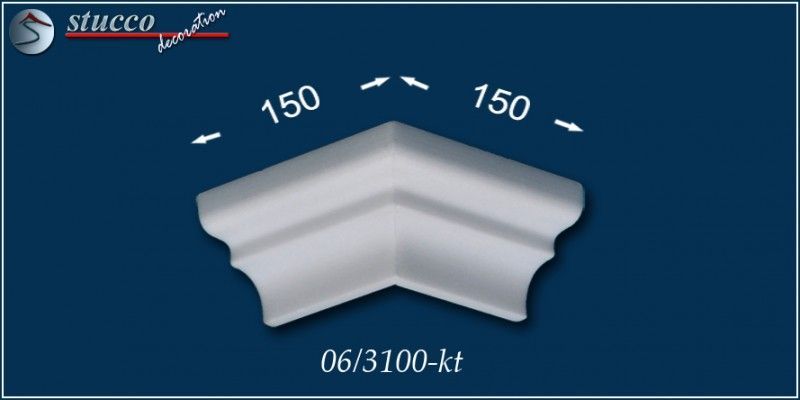 Äußeres Eckelement zur Vorhangleiste Eindhoven 06