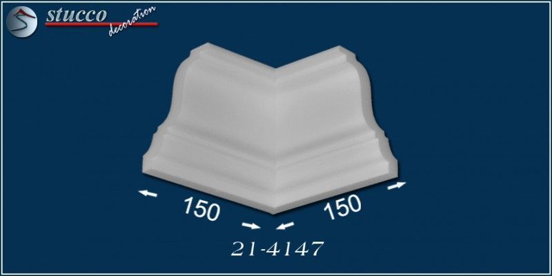 Styropor Stuckleiste Düren 21 inneres Eckelement Styropor Stuckleiste Düren 21 inneres Eckelement