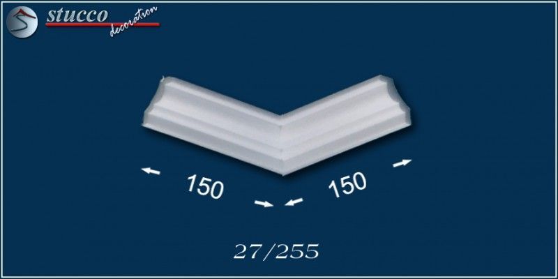 Styropor Styropor Stuckleisten Roma 27 inneres Eckelement