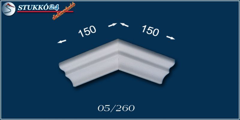 Außeneckelement für Stuckleisten Außeneckelement für Stuckleisten
