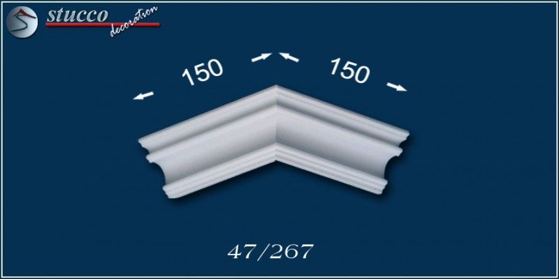 Styropor Leisten Catania 47 äußeres Eckelement