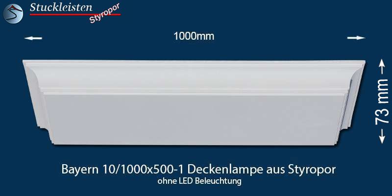 Bayern 10-1000x500-1 Deckenlampe ohne LED Beleuchtung