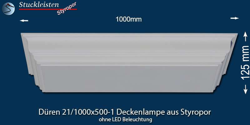 Düren 21-1000x500-1 Deckenlampe ohne LED Beleuchtung
