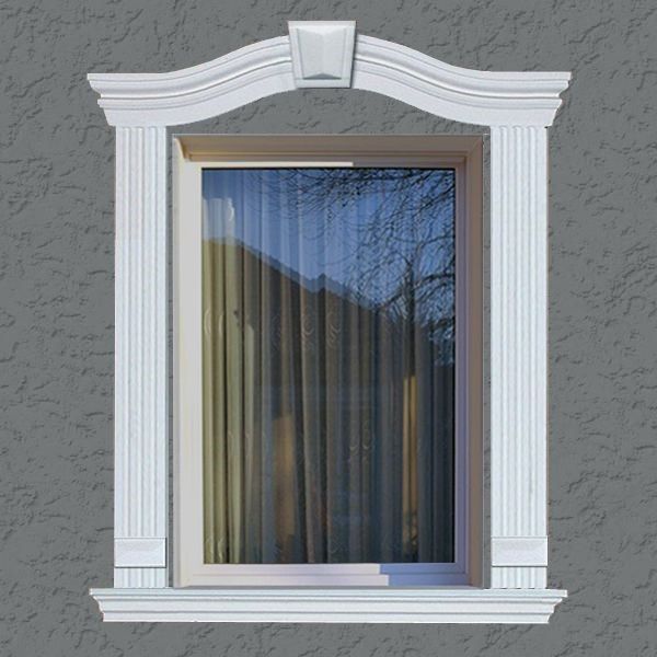 Fassadengestaltung mit Außenfensterbank