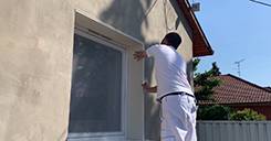 Einbau der Laibungsprofile