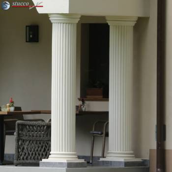 Säulenverkleidung mit Styropor Stucksäulen