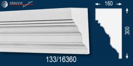 Wetterfest beschichtetes Dachgesims Styropor Wien 133 Wetterfest beschichtetes Dachgesims Styropor Wien 133